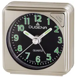 * DUGENA Vekkerur /6x6/Snooze/Beep alarmLys/Beige