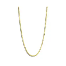 RB Necklace COBRA 3,2mm Satined IPGold 50+5cm