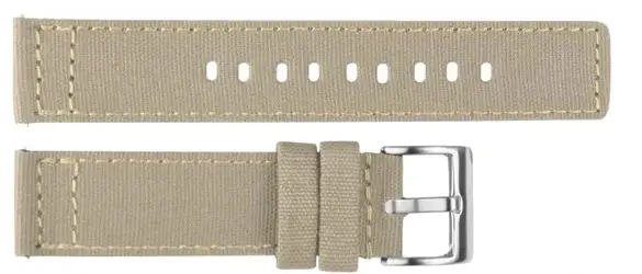 Canvas strap beige BD006 20mm