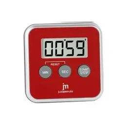* JM digital timer/rød