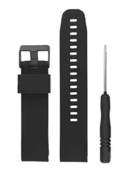 Silicone strap for GARMIN black 20mm