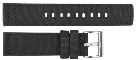 Canvas strap black BD006 20mm