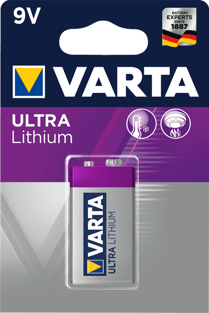 * VARTA Lithium 9V 6122 batteri