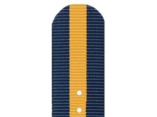 NATO 18mm rem Mørk blå/gul