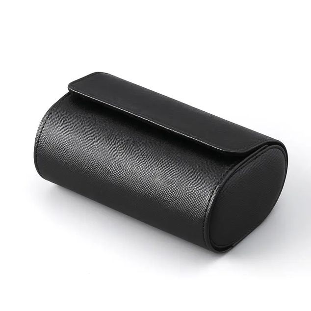 * LEATHER WATCH ROLL 2 / BLACK