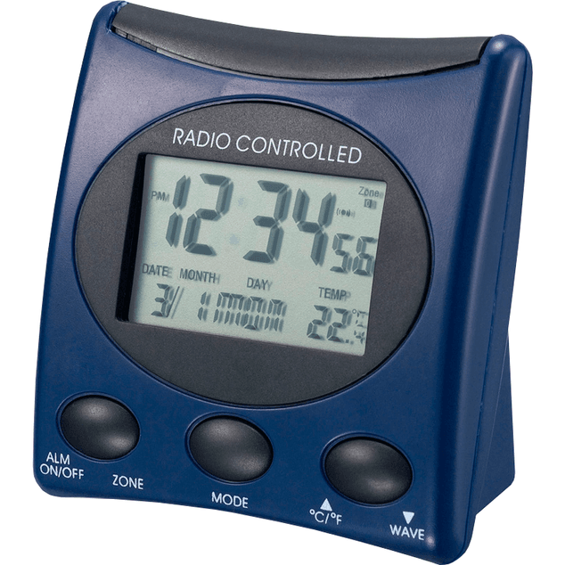 * Technoline digi-vekkerur/RC/temp/kalender/lys