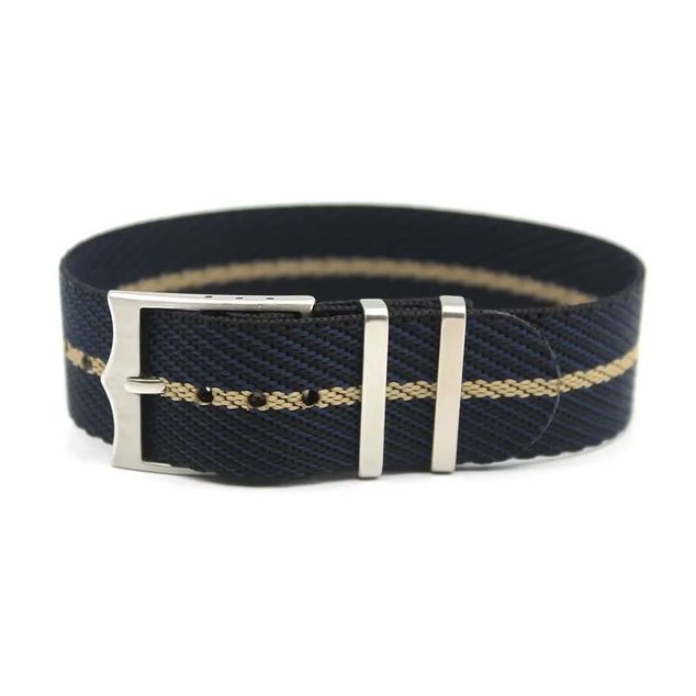20MM NATO BLÅ/BEIGE