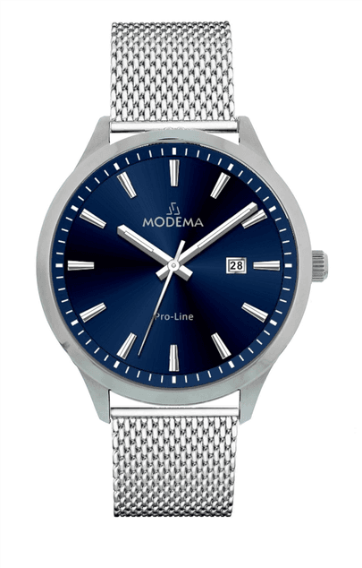 Modema MD6001.23 Ø42 Stål/Blå skive index/Mesh Lenke