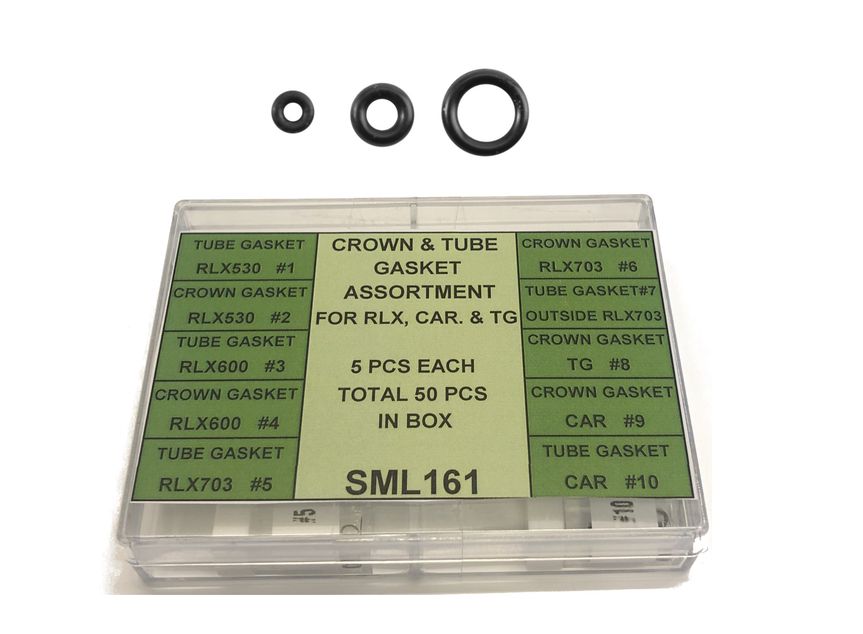 Crown and tube gaskets for RLX,TG, CAR