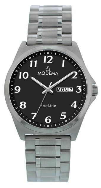 Modema MD6004.21 Ø38 Stål /Sort skive tall/Lenke