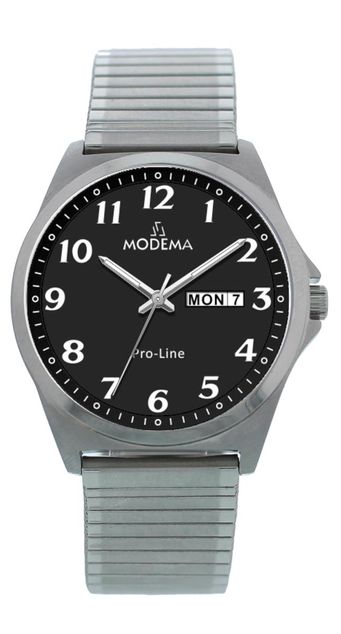 Modema MD6004.22 Ø38 Stål /Sort skive tall/Strekklenke