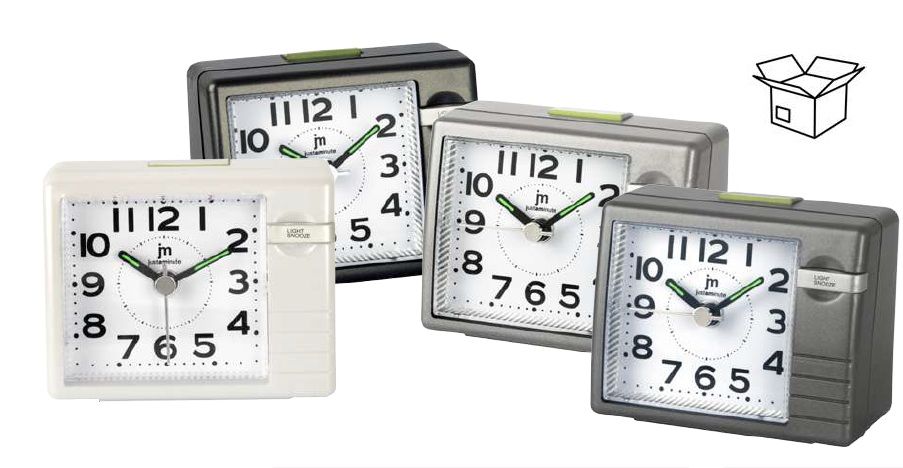 JM vekkerur/stigende beep/snooze/lys/sweep/4 pk.