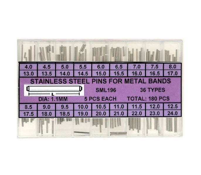 Stainless Steel Pins for Metal Bands Ø 1,1