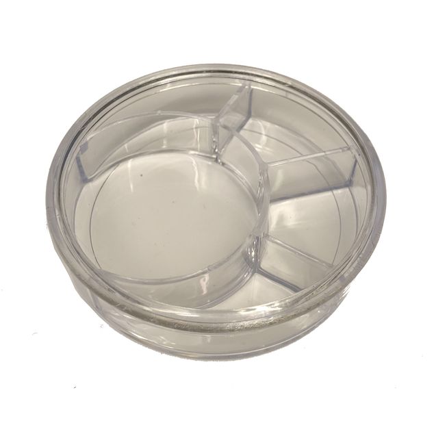 Plastic Box With 5 rooms 75x20mm