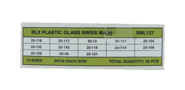 RX Plastic Glass Swiss Made