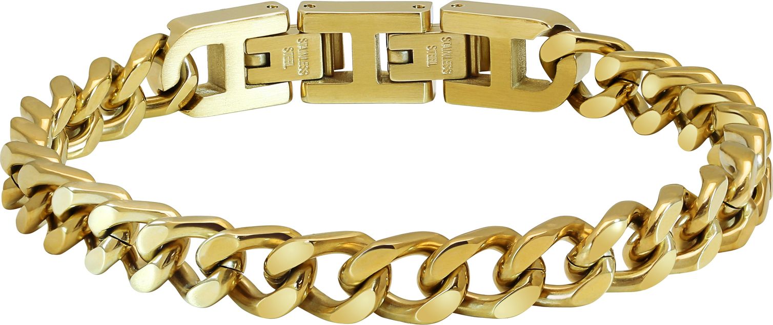 RB Bracelet Steel DANDY IP Gold 20.5cm