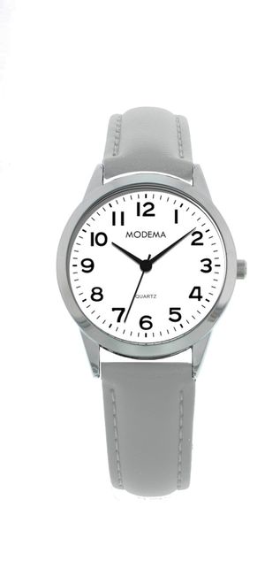 Modema Ø32 Alloy/30m/Mineral/Hvit skive tall/Lys grå rem