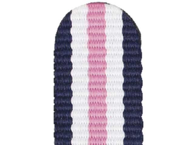 NATO 22mm blå/hvit/rosa