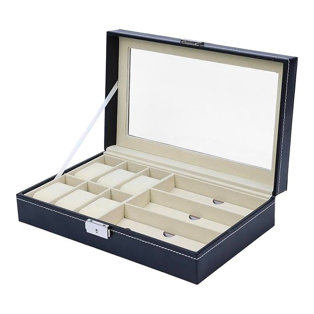 * Watch and Frame Case / 6+3 slots / Black