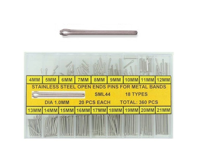 Open End Pin Assortment Ø1,0/360pcs.