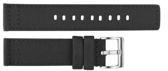 Canvas strap black BD006 20mm