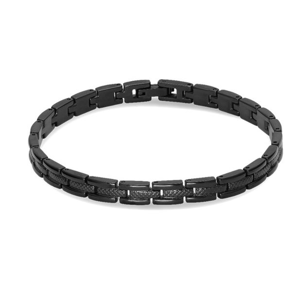 RB Bracelet SANTORIN 6mm IPBlack 21cm
