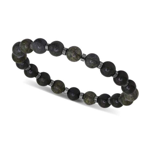 RB Bracelet MYSTERES with Beads8mm Alexandrite stone 4mm Shi