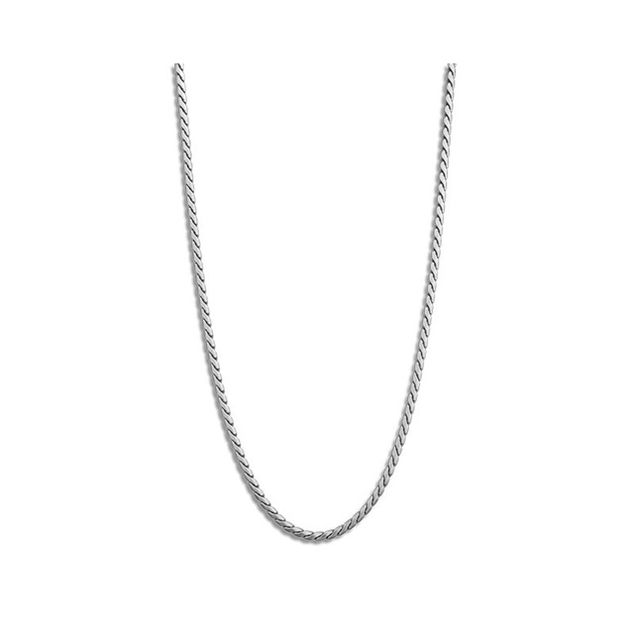 RB Necklace COBRA 3,2mm Satined Steel 50+5cm