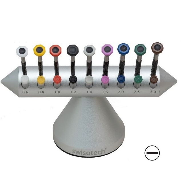 Screwdriver set with stand / 9 pcs.