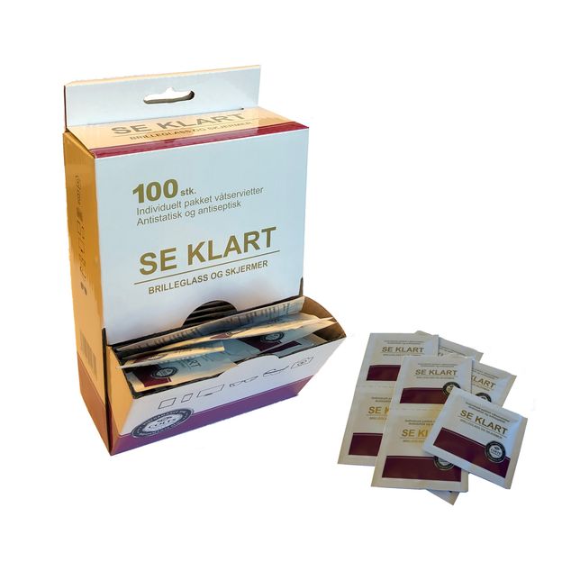 Se Klart våtservietter (100 pk.)