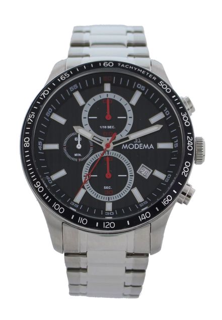 Modema MD6007.02 Ø44 Stål/Chrono/Sort skive/Stål lenke