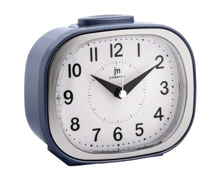 JM vekkerur/stigende beep/snooze/lys/sweep/blå