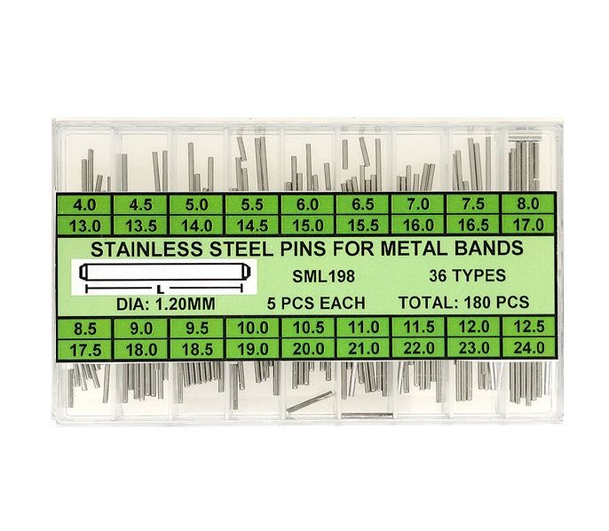 Stainless Steel Pins for Metal Bands Ø 1,2