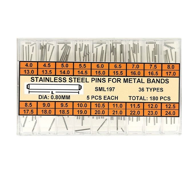 Stainless Steel Pins for Metal Bands Ø 0,8