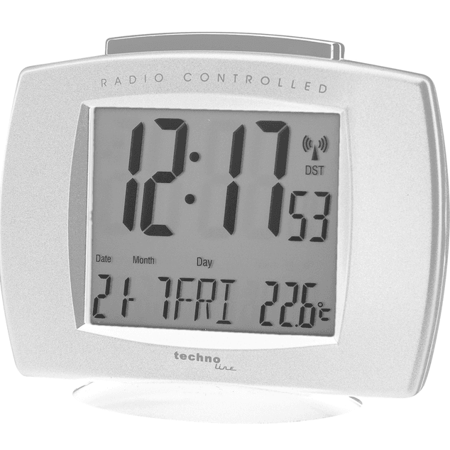 * Technoline digi-vekkerur/RC/temp/kalender/lys