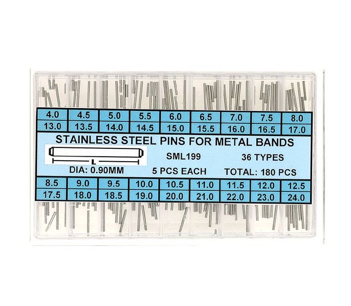 Stainless Steel Pins for Metal Bands Ø 0,9