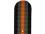 NATO 18MM Sort/grå/oransje