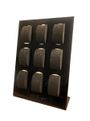 * Sort plexi display 9 puter Nøytral