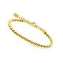 RB Bracelet Satined IPGold COBRA 4,8mm links 21cm+5cm