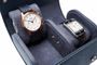 Leanschi 2 watch roll/blue leather