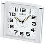 DUGENA Vekkerur /12x10/Sweep/Beep alarm/Snooze/Lys/Hvit-hvit