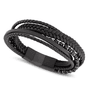 RB Bracelet ENDOR 13mm black agathes beads