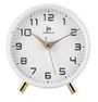 JM vekkerur/stigende beep/snooze/lys/sweep/hvit