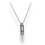 RB Pendant Satined steel SNIPER 7x25mm Bicolor IP Black