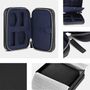 Wallet 4 watches BOUVERET - Black/Blue inside