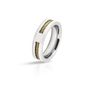 RB Ring Steel/Cable CABESTAN 6mm Bicolor IP Gold Ø64