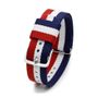* 14mm Nylon Rød-Hvit-Blå/Stål
