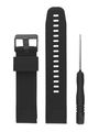 Silicone strap for GARMIN black 20mm