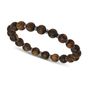 RB Bracelet MYSTERES with Beads 8mm Wood 4mm Shiny hematite