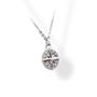 RB Pendant CAP HORN 25x20mm Polished Steel Adjustable Chain